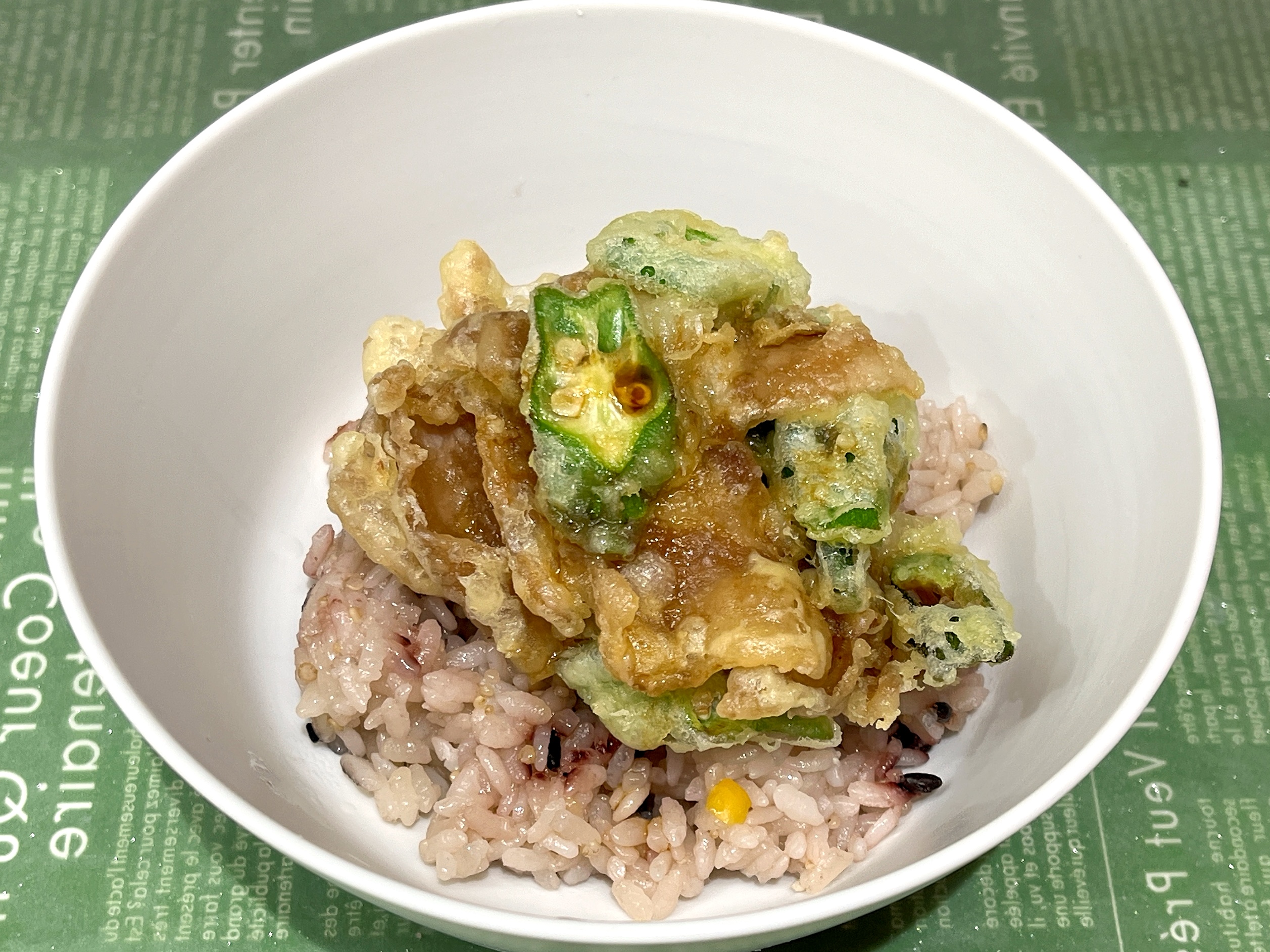 かき揚げ丼（夏越しごはん風）