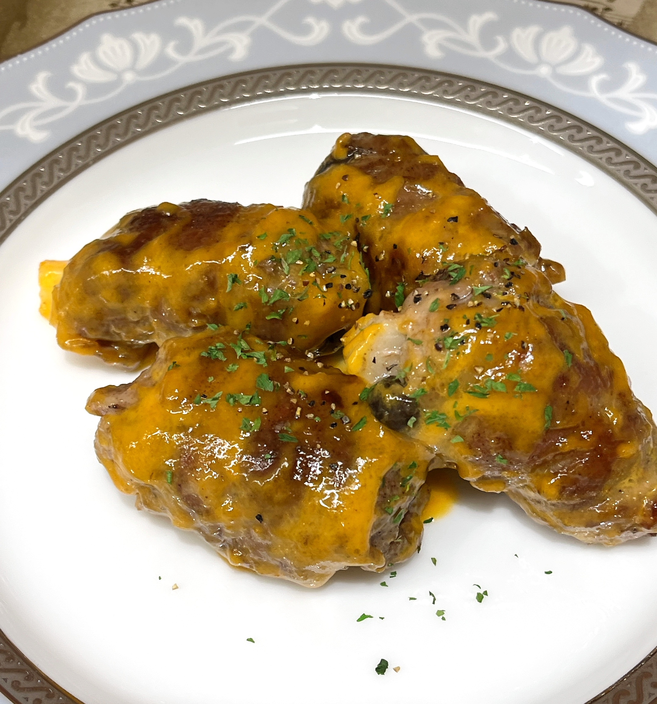 しめじと長芋の肉巻き、クリーミィーソース