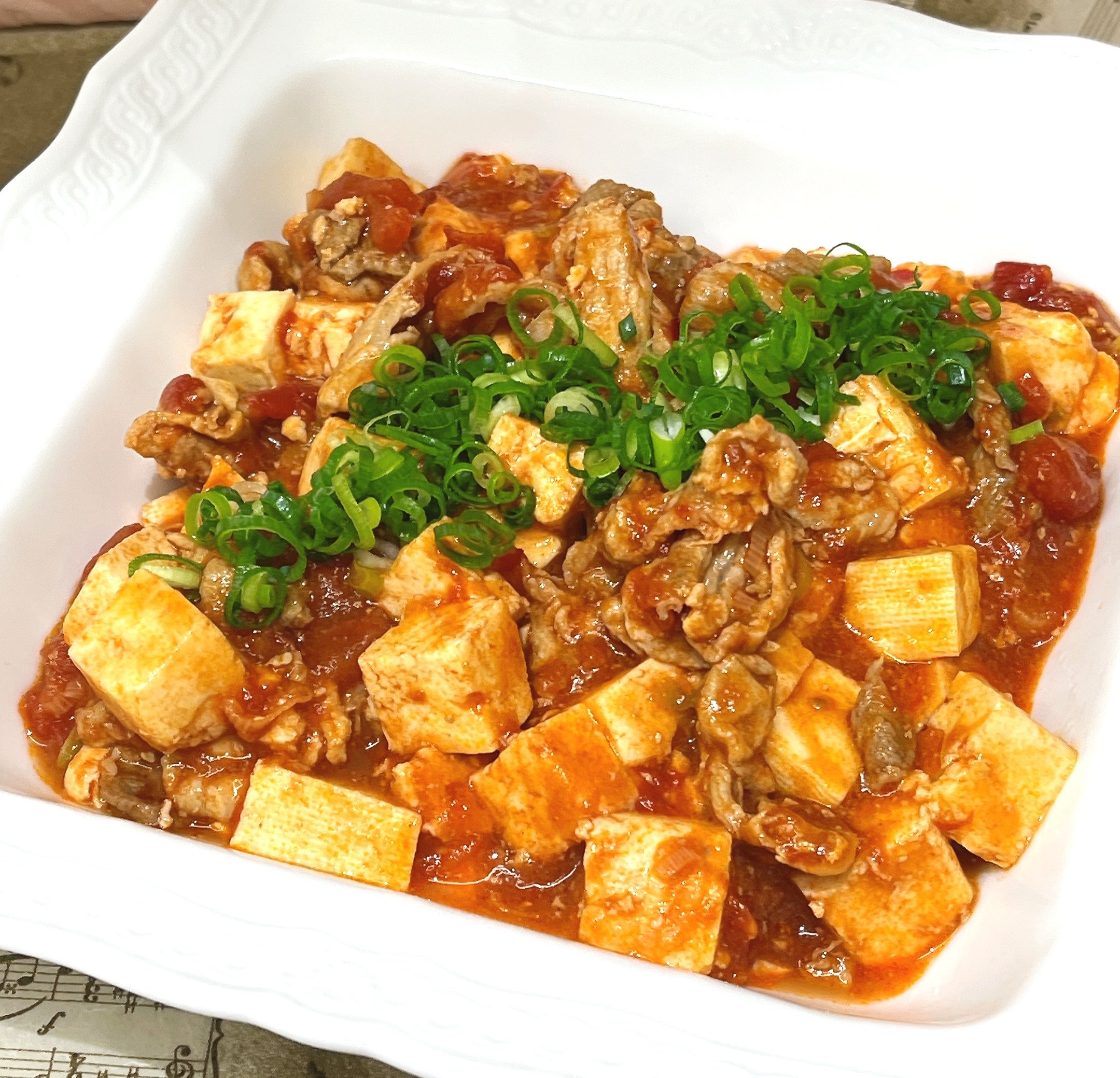 豚モモ肉deトマト麻婆