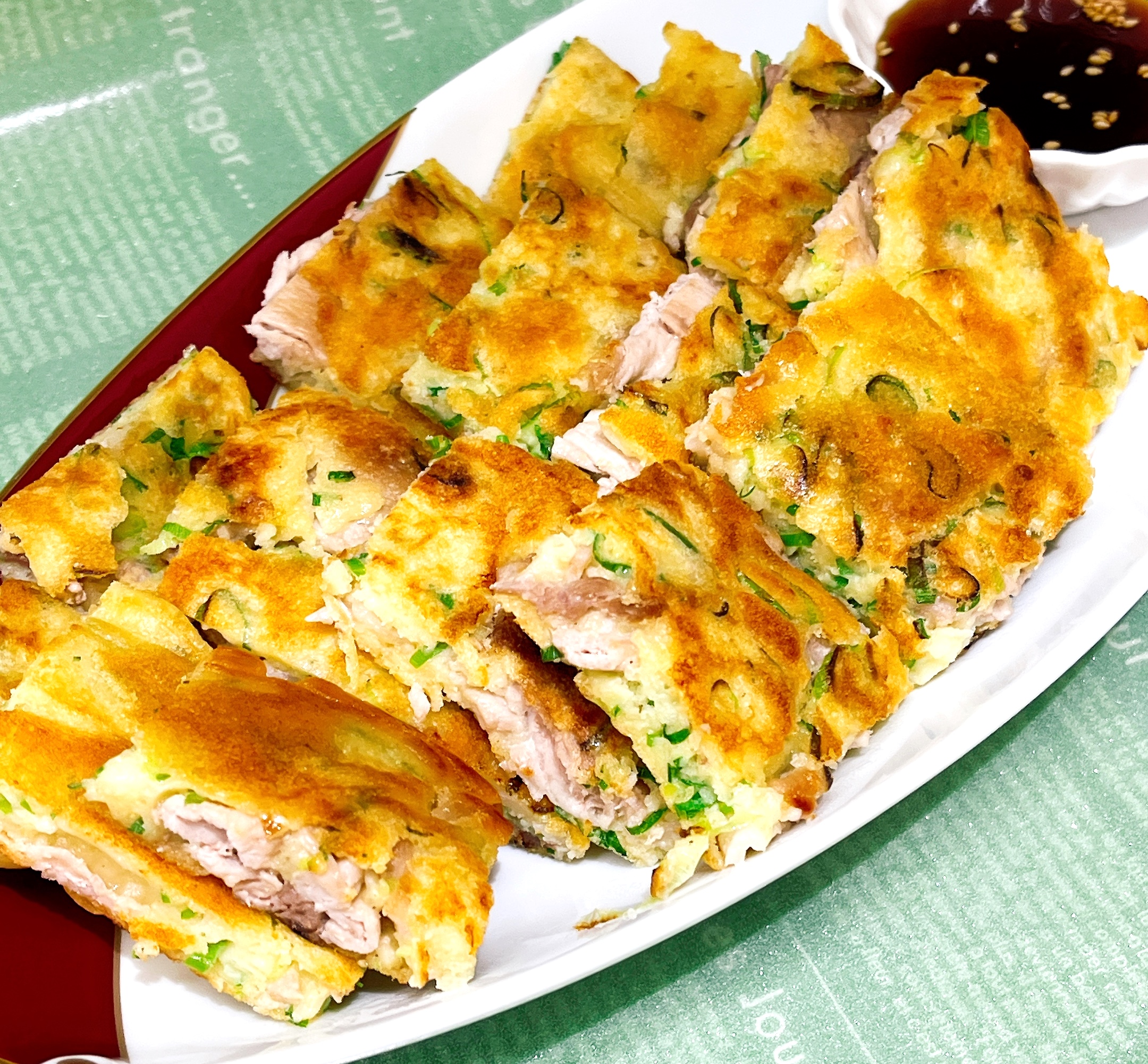 お肉たっぷりチヂミ