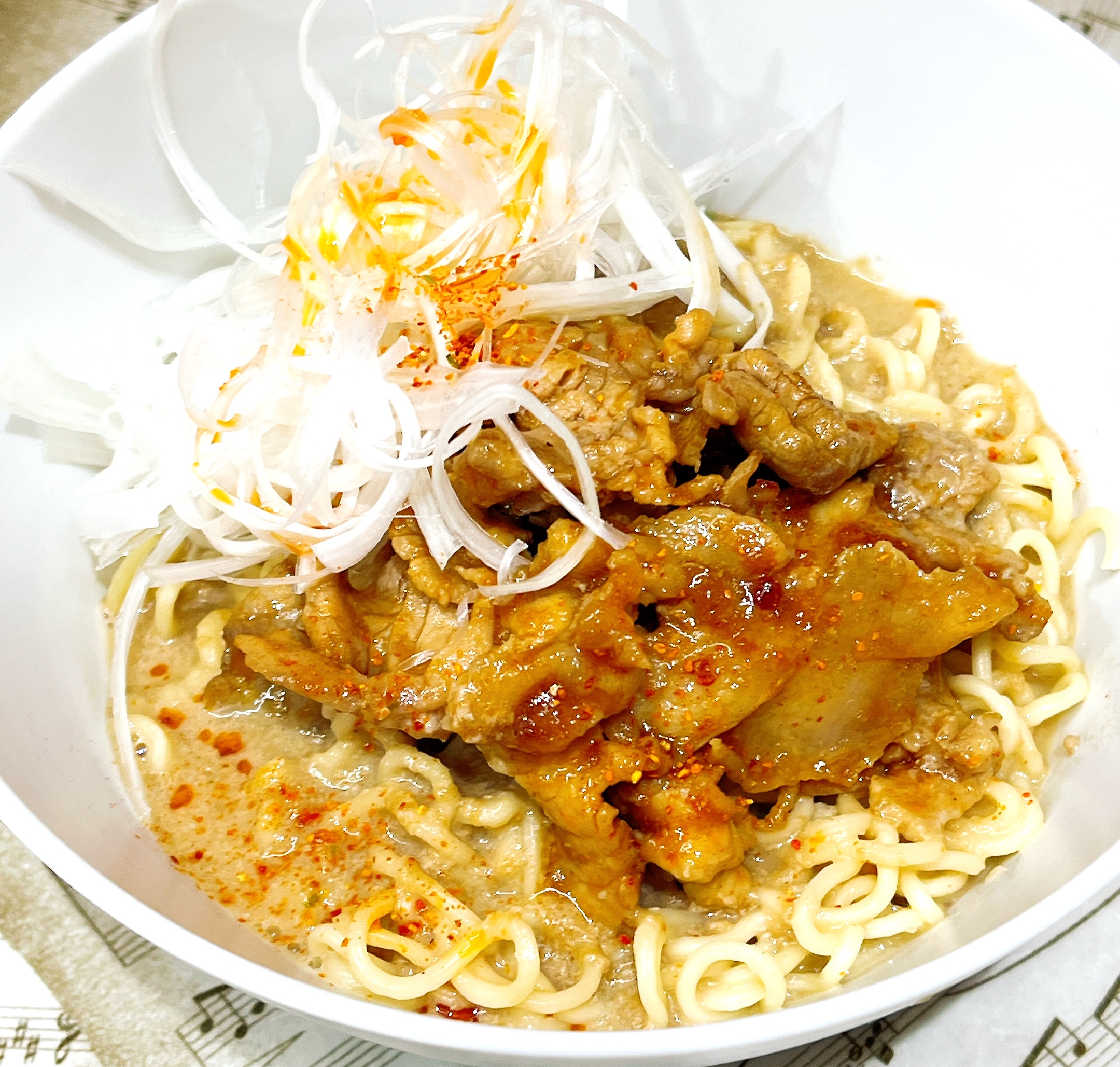 袋ラーメンde担々麺風